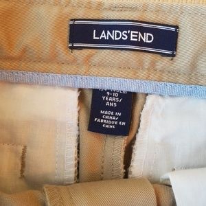 Lands' End Khaki Uniform Pants Boy